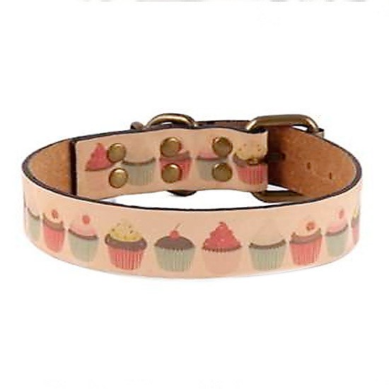 Artleather collar Nobuk pasteles gato