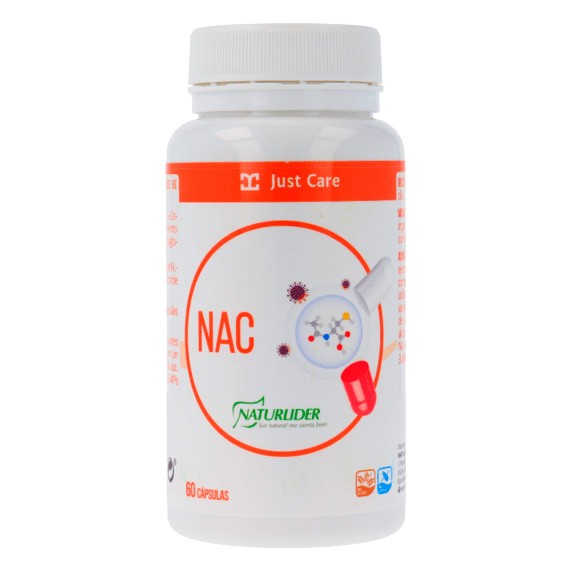 Naturlider NAC (n-acetil cisteina) para el hígado y el corazón 60 cápsulas