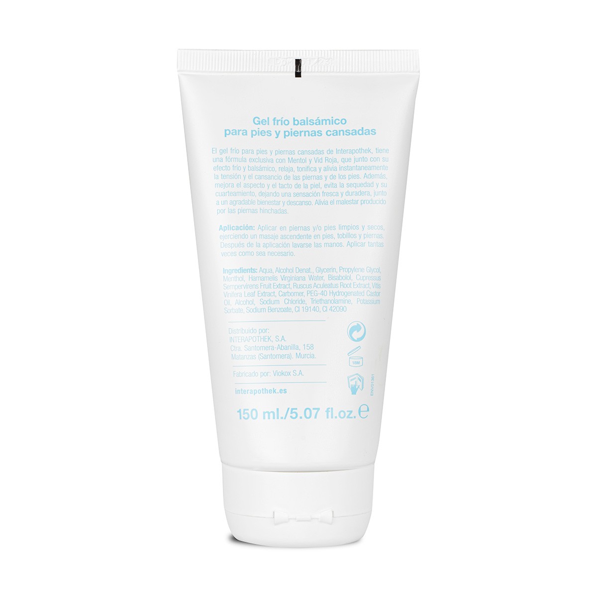 Interapothek gel frío para pies y piernas cansadas 150ml