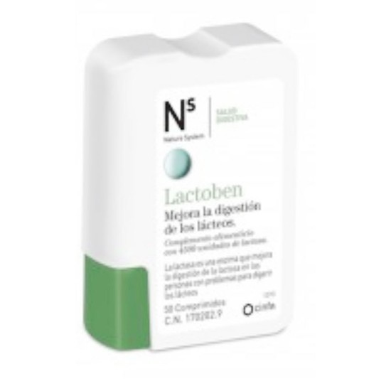 N+S LACTOBEN 50 COMPRIMIDOS